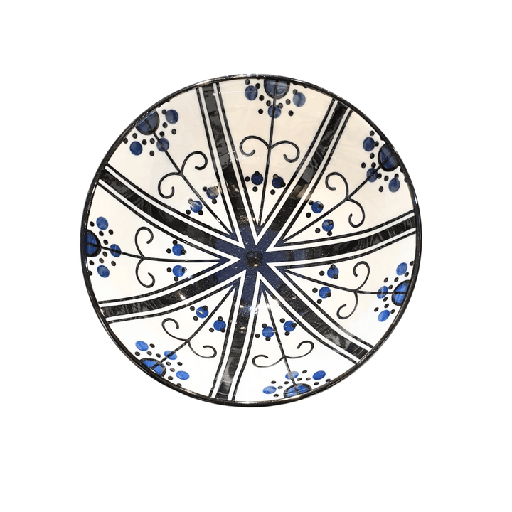 Pocillo Azul con blanco CASONA DECO cocina