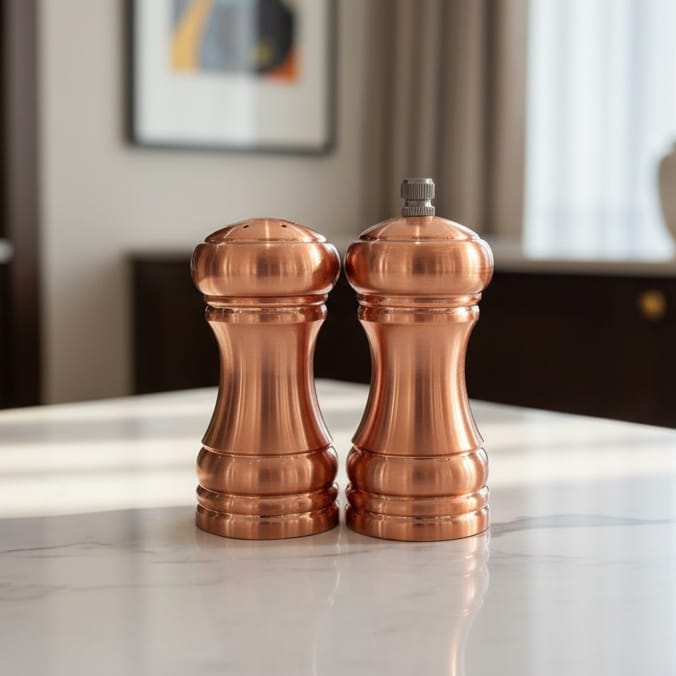 Salero y Pimentero color Cobre CASONA DECO cocina