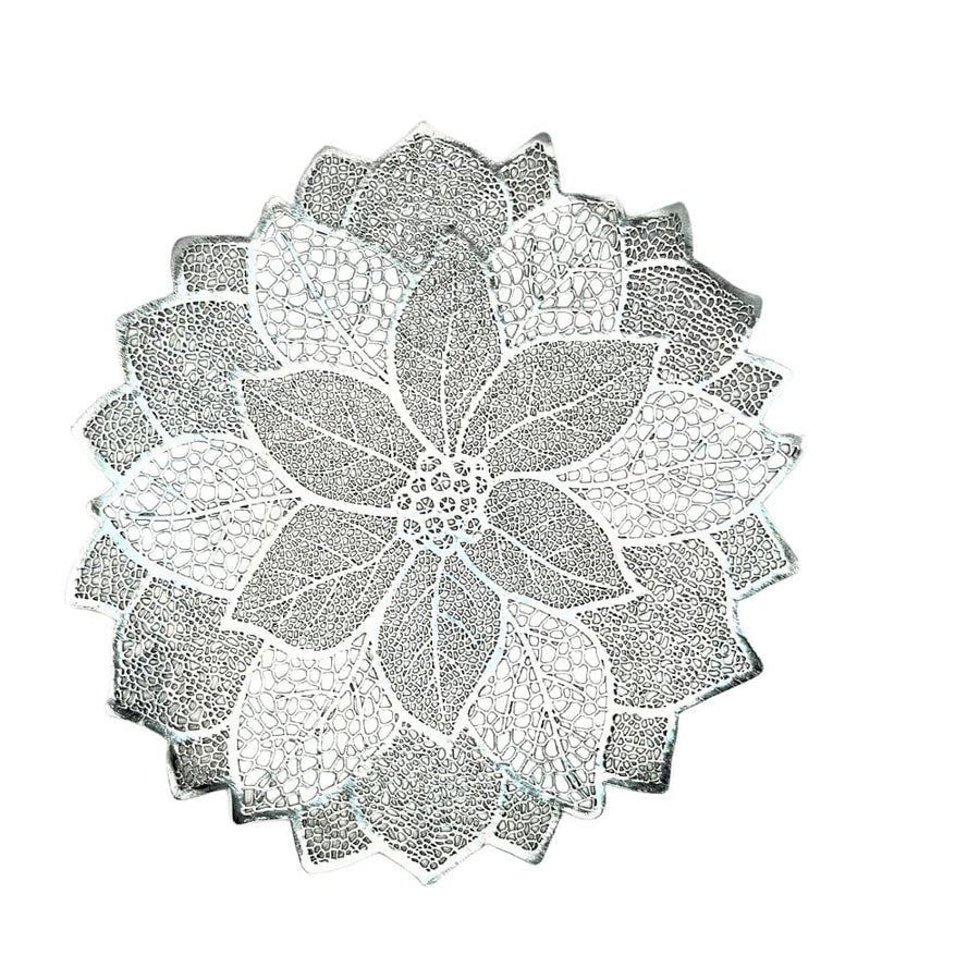 Set individual flor plateado CASONA DECO cocina