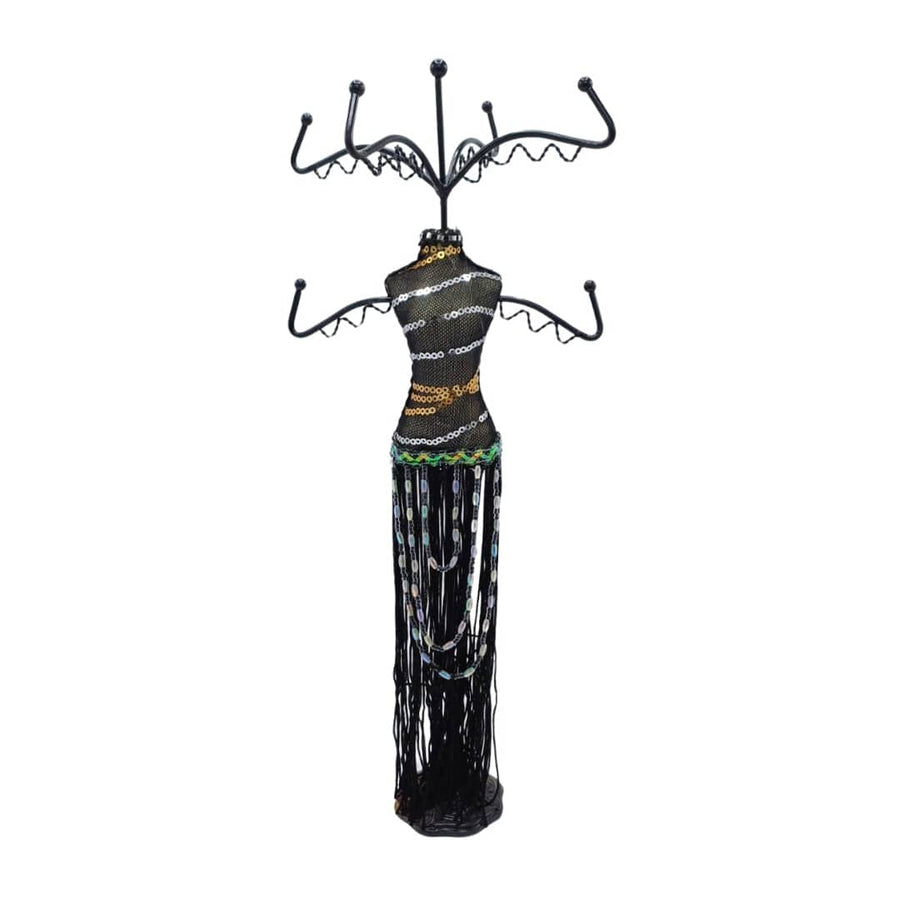Colgador Vestido Lentejuelas Negro CASONA DECO