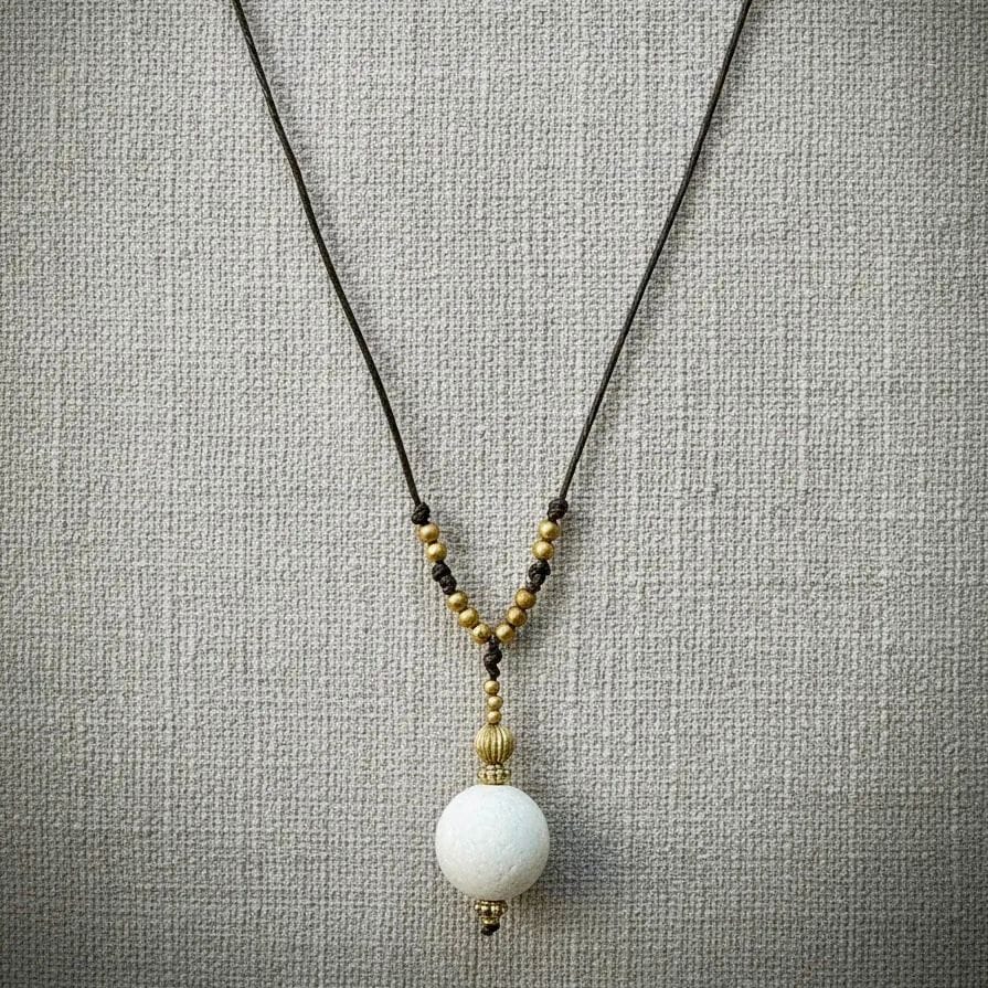 Collar Amed blanco CASONA DECO collares