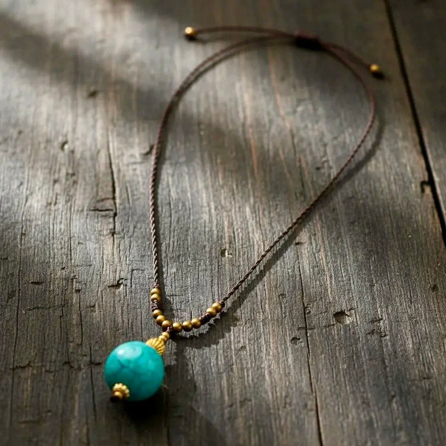 Collar Amed turquesa CASONA DECO collares
