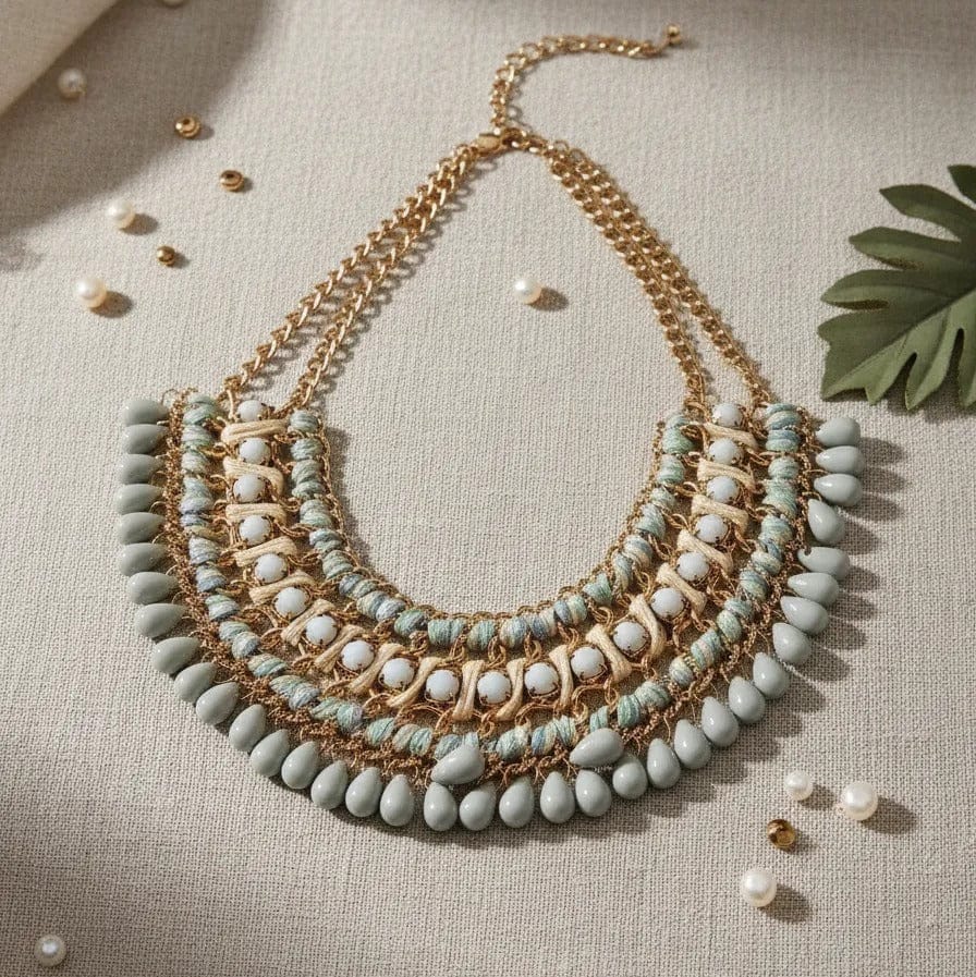 Collar Amira lila pastel CASONA DECO collares