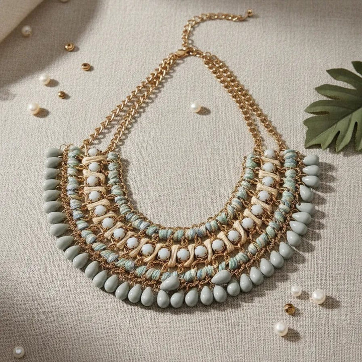 Collar Amira lila pastel CASONA DECO collares