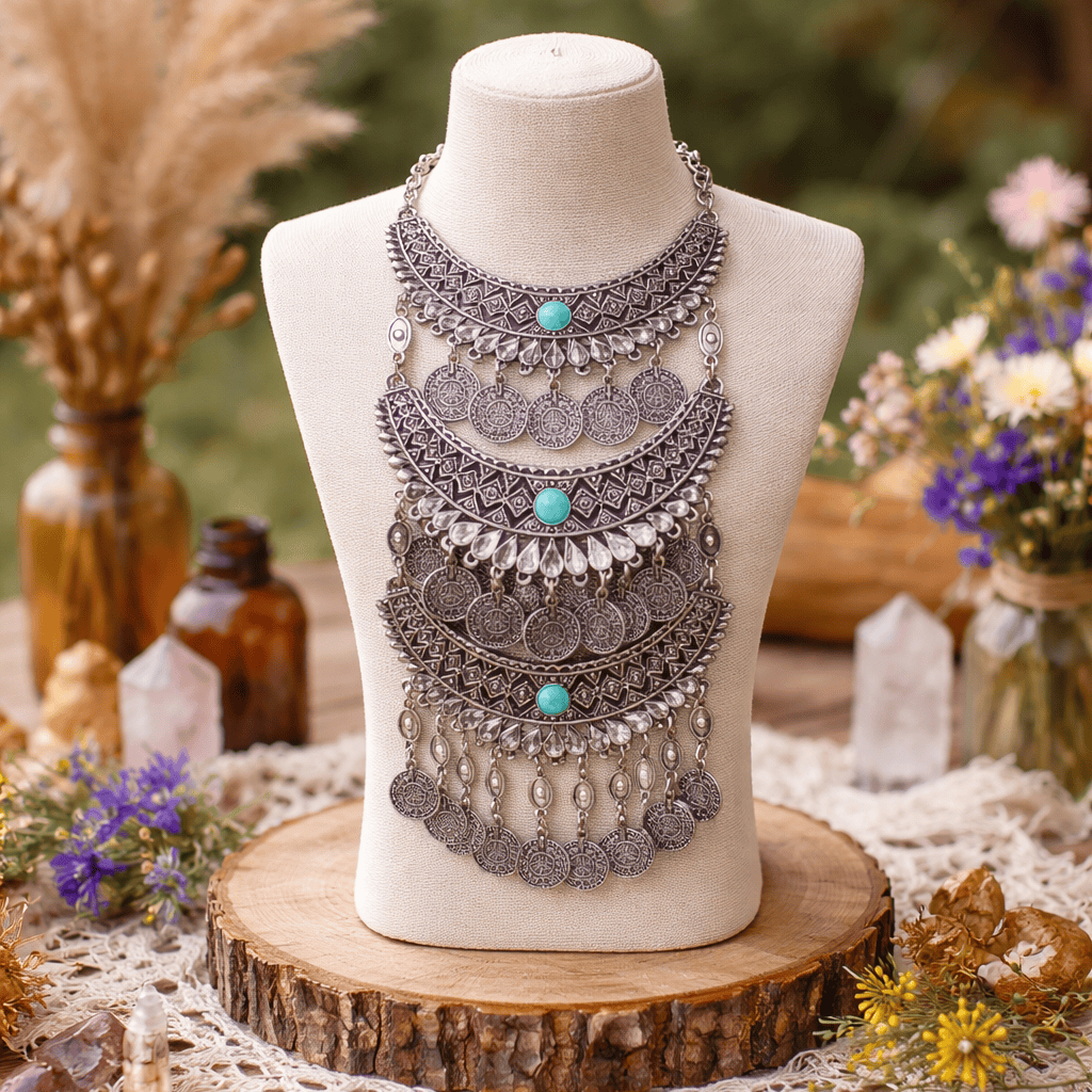 Collar + Aros Karina CASONA DECO collares