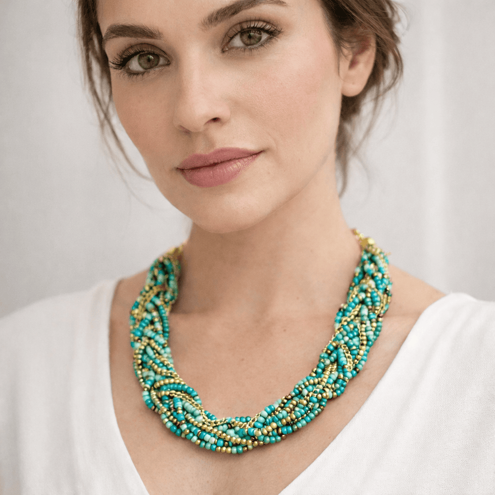 Collar Gala Turquesa CASONA DECO collares