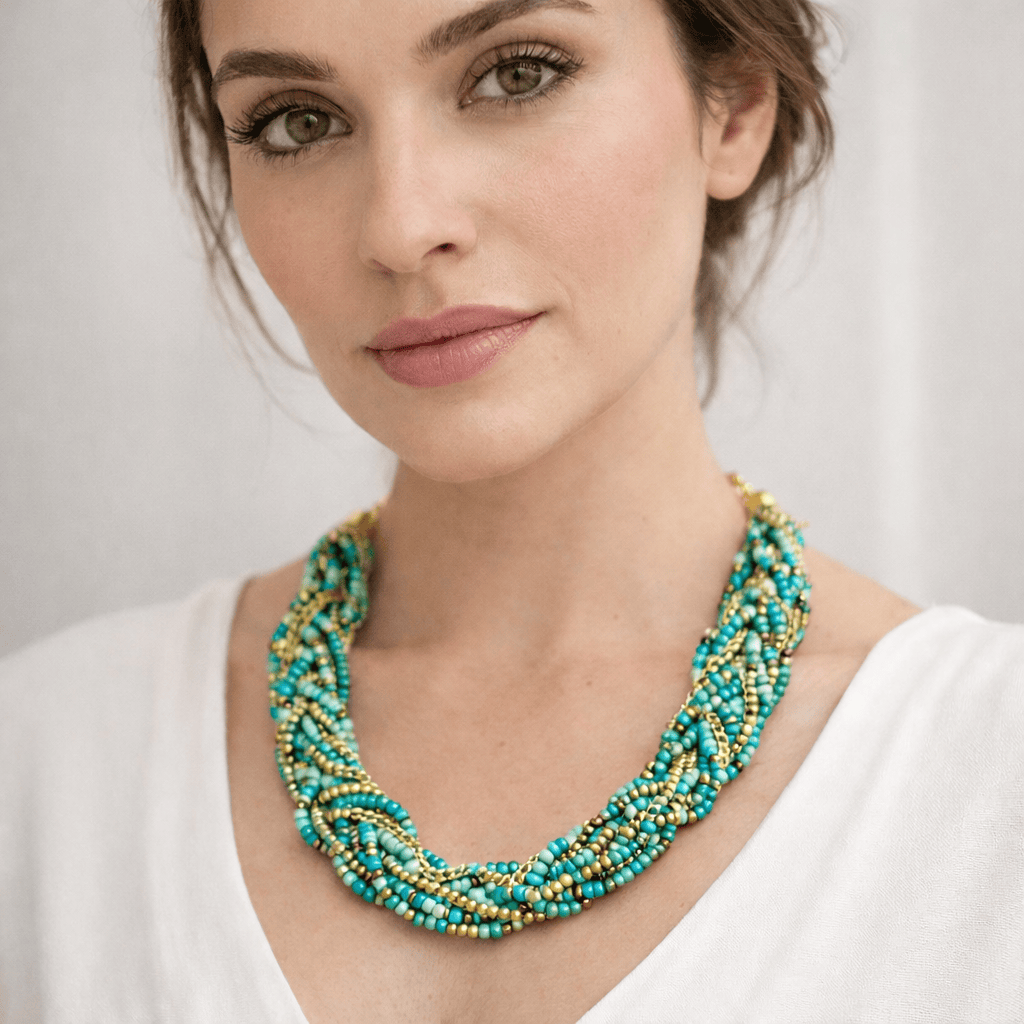Collar Gala Turquesa CASONA DECO collares