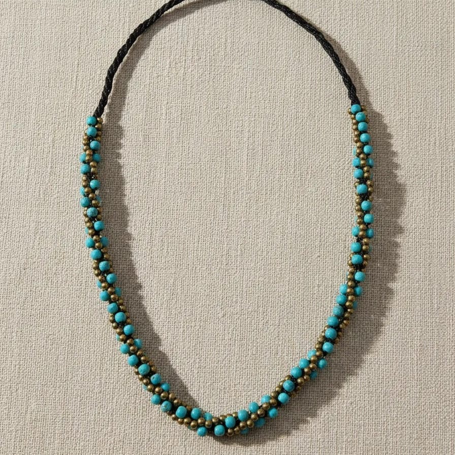 Collar Ibiza turquesa CASONA DECO collares