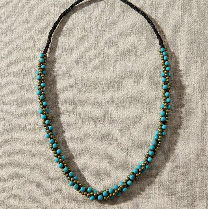 Collar Ibiza turquesa CASONA DECO collares