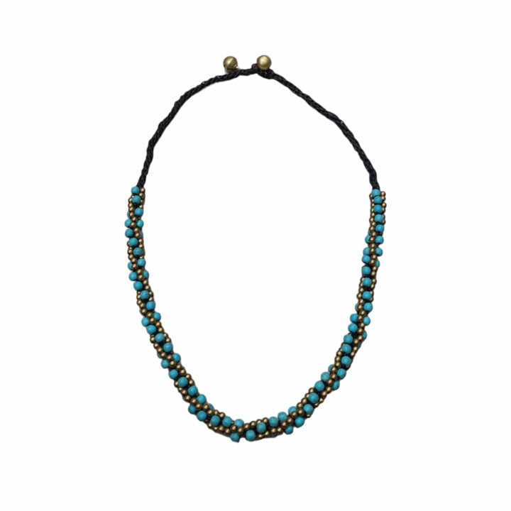 Collar Ibiza turquesa CASONA DECO collares