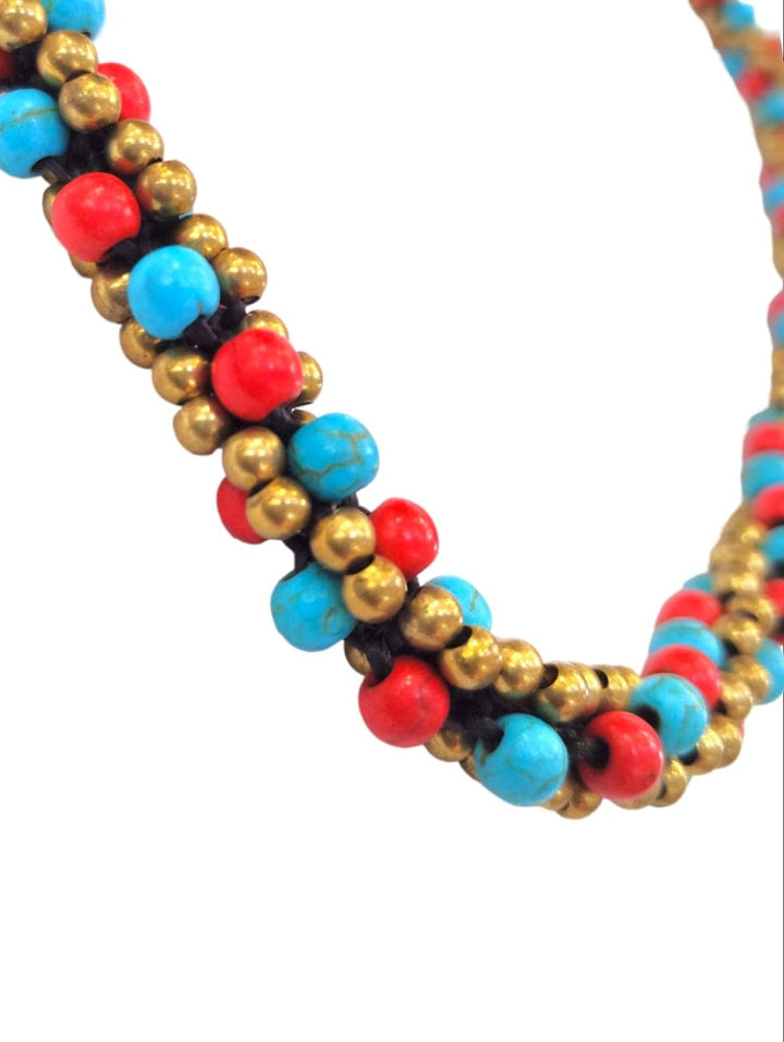 Collar Ibiza turquesa coral CASONA DECO collares
