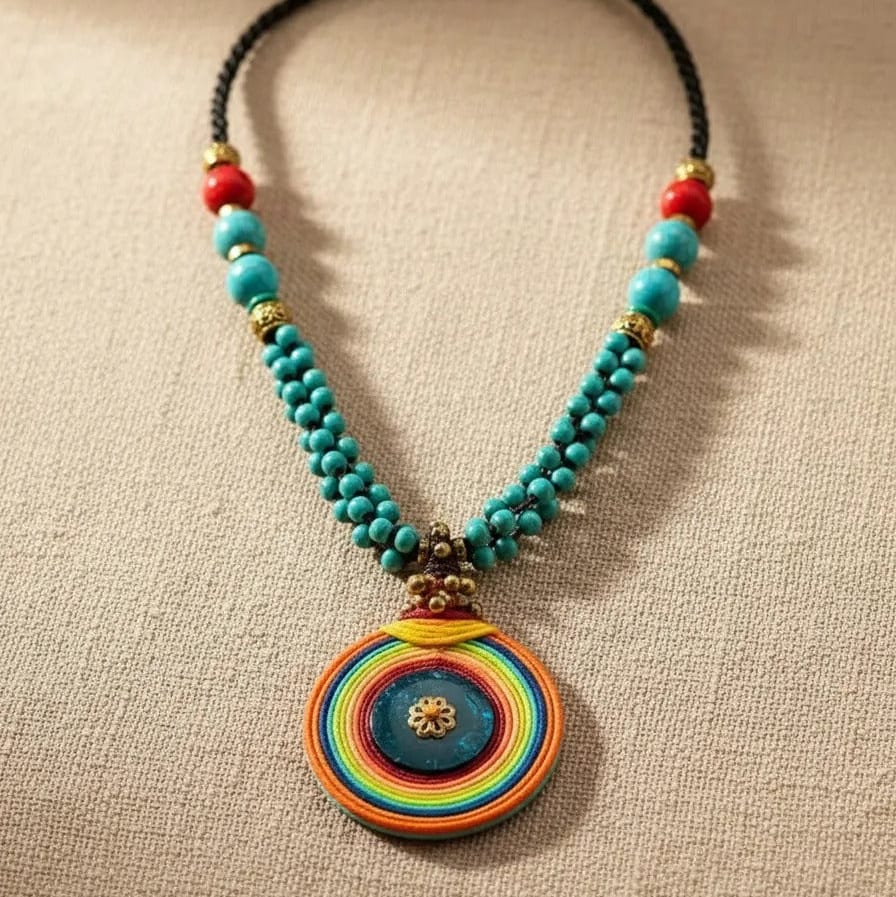 Collar Lamai azul CASONA DECO collares