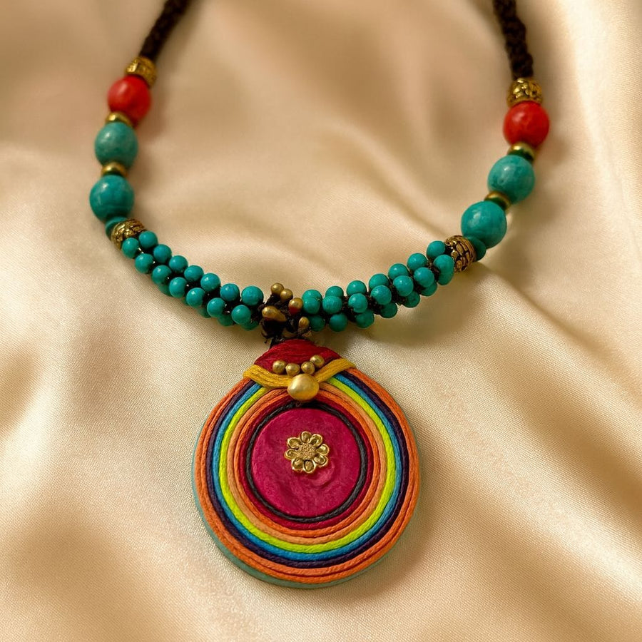 Collar Lamai fucsia CASONA DECO collares
