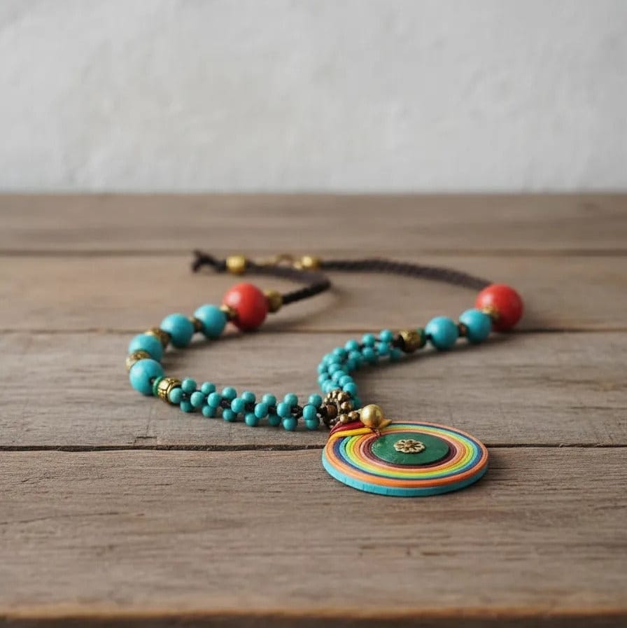 Collar Lamai verde CASONA DECO collares