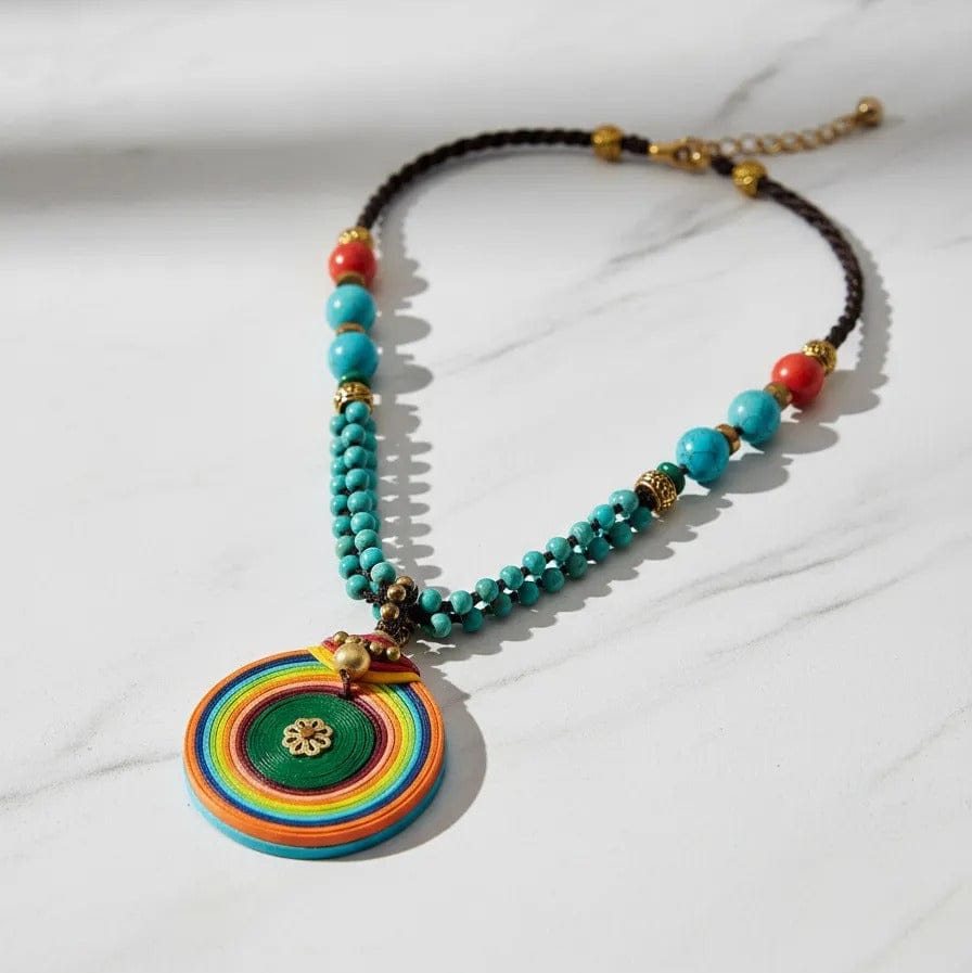 Collar Lamai verde CASONA DECO collares
