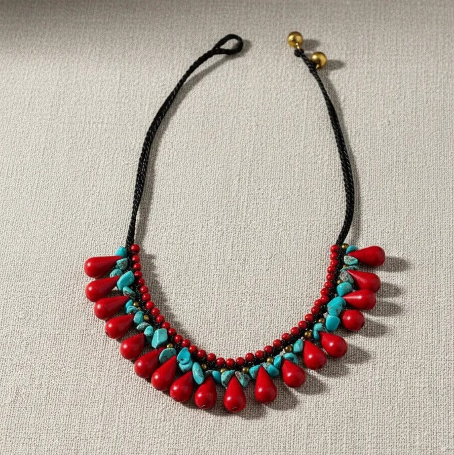 Collar  Lovina coral CASONA DECO collares