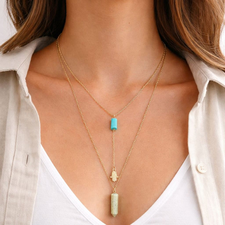 Collar Nayara Beige CASONA DECO collares