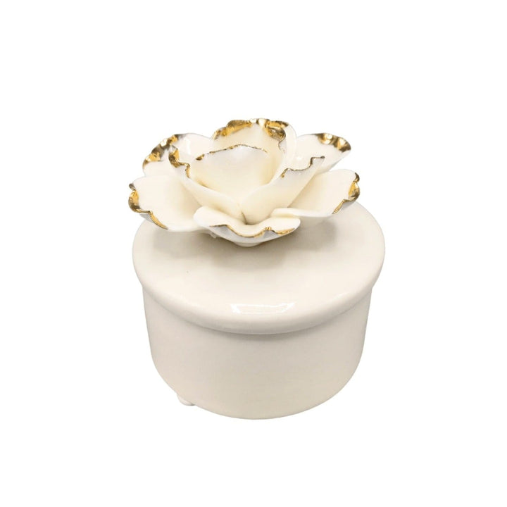 Contenedor Joyero Rosa Blanco CASONA DECO