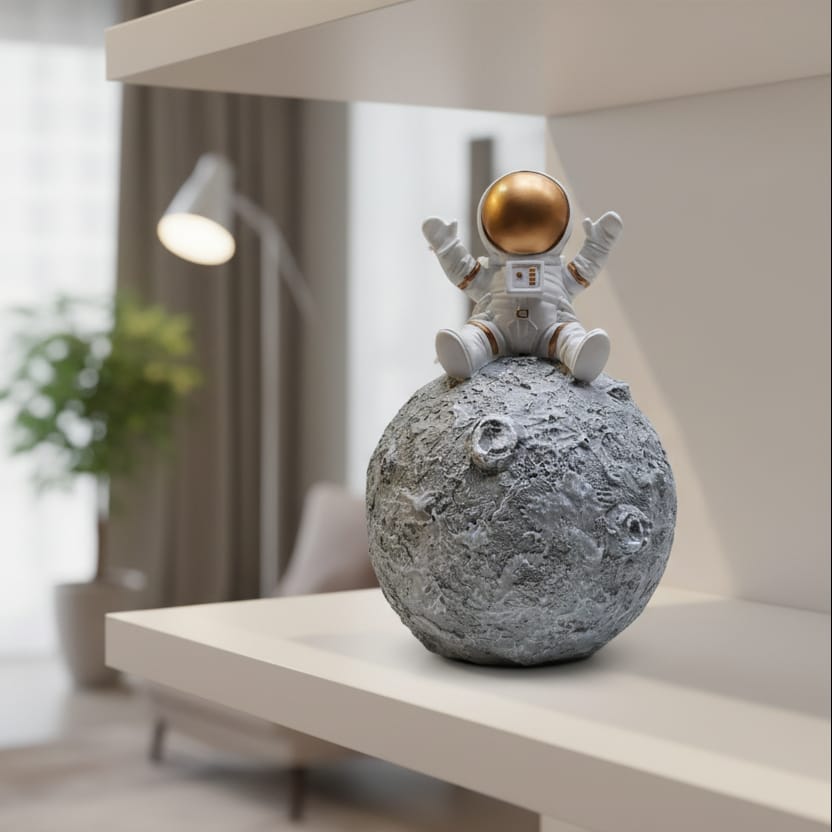 Astronauta Luna dorado CASONA DECO decoracion