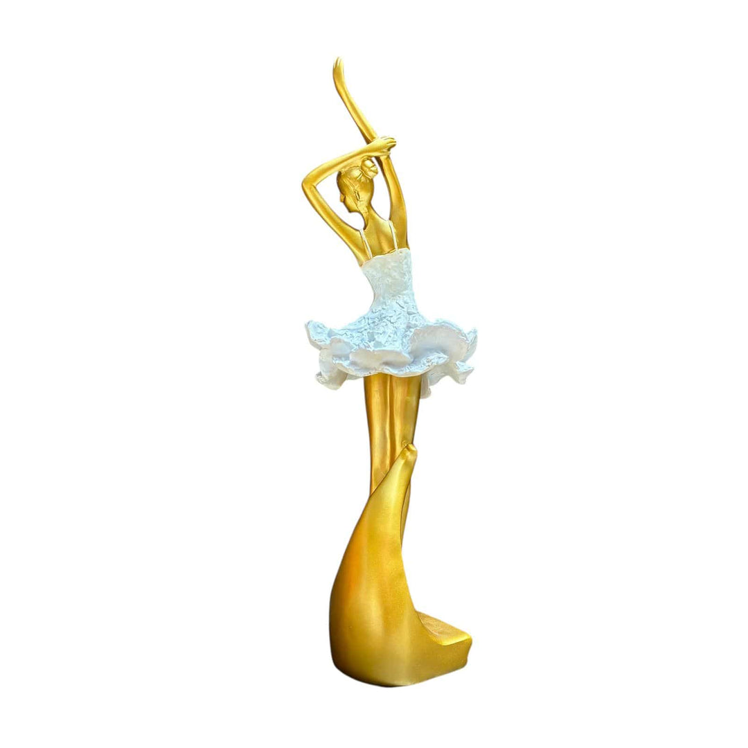 Bailarina blanco con dorado CASONA DECO decoracion