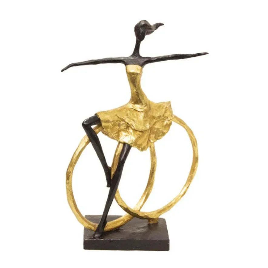 Bailarina negra con dorado CASONA DECO decoracion