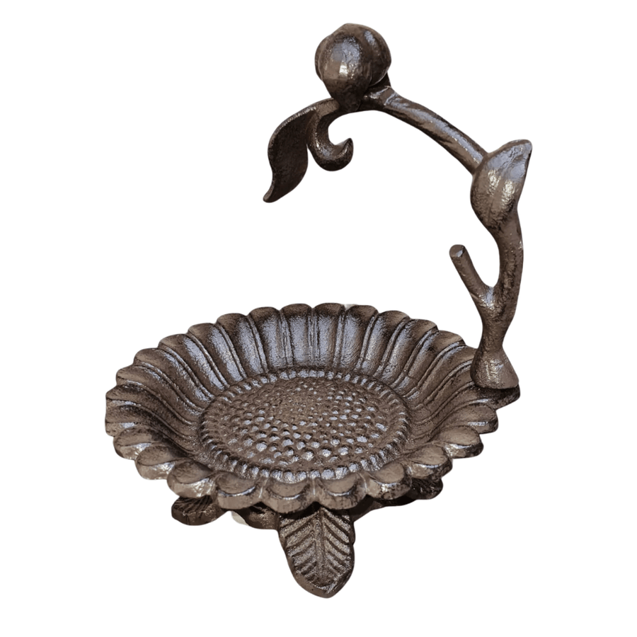 Bebedero forma de Girasol de hierro CASONA DECO decoracion