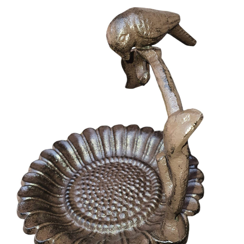 Bebedero forma de Girasol de hierro CASONA DECO decoracion