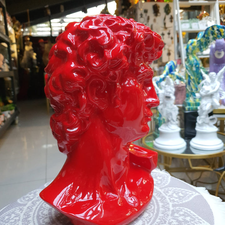Busto David color Rojo CASONA DECO decoracion
