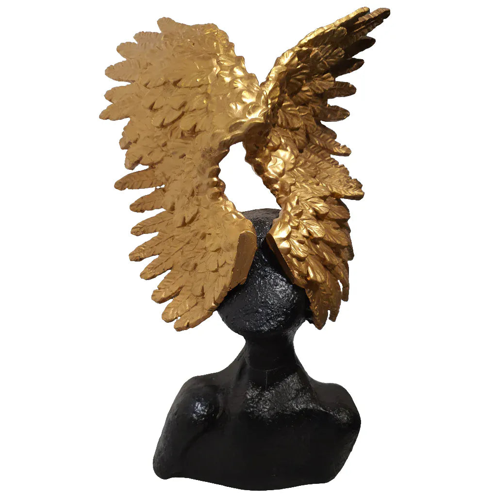 Cara Alas Negro y Dorado CASONA DECO decoracion
