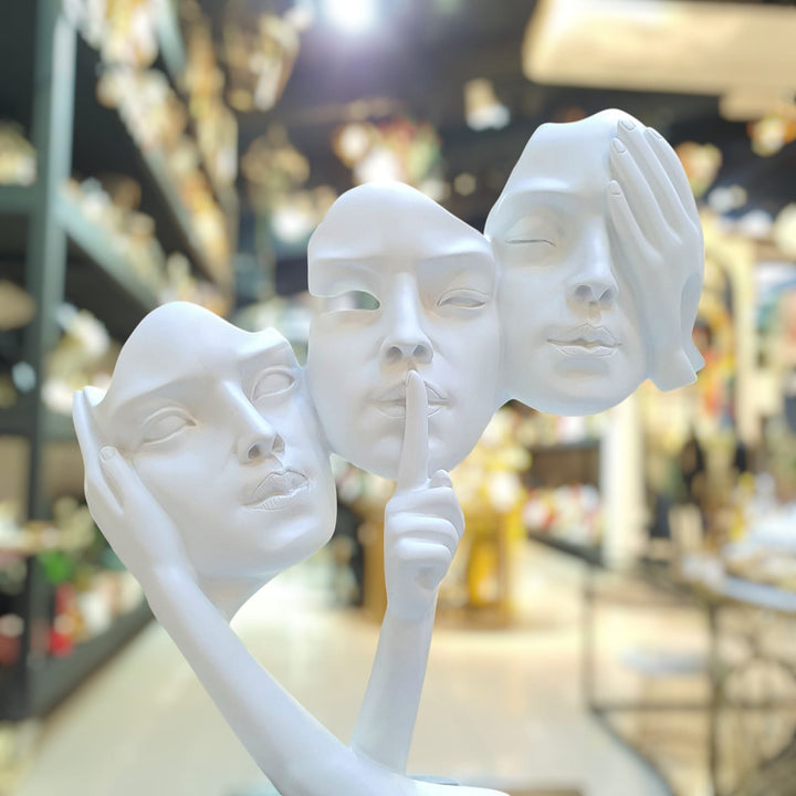 Caretas Sabias Blanco CASONA DECO decoracion