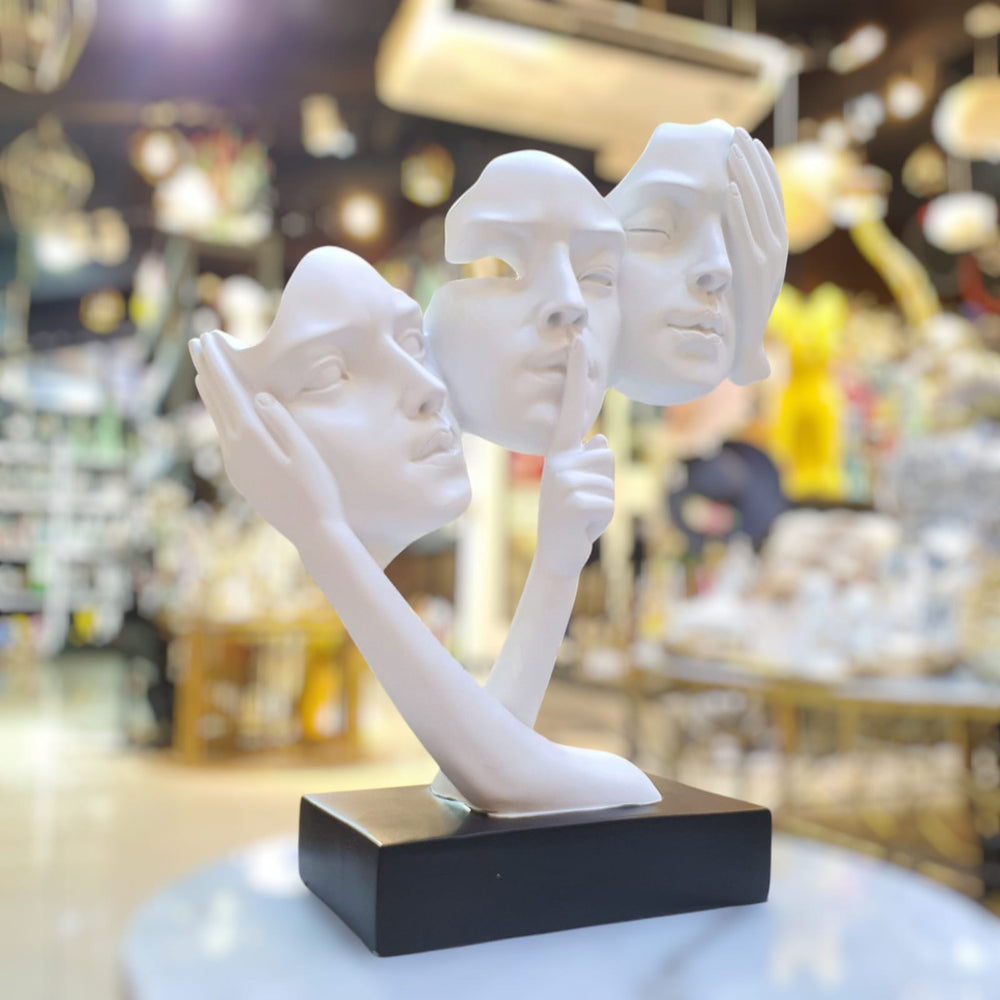 Caretas Sabias Blanco CASONA DECO decoracion