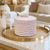 Contenedor de pajarito rosado