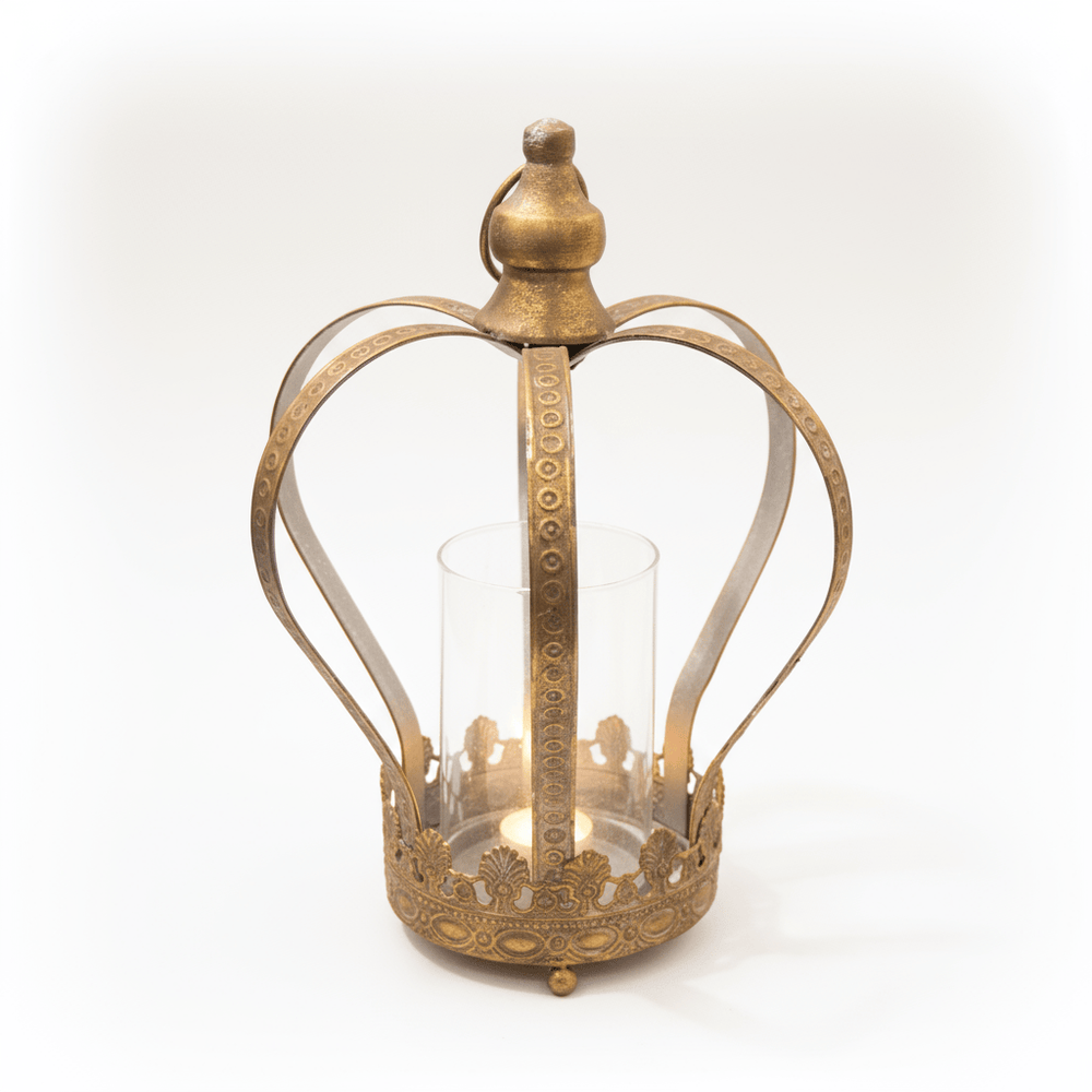 Corona Fanal Dorada CASONA DECO decoracion