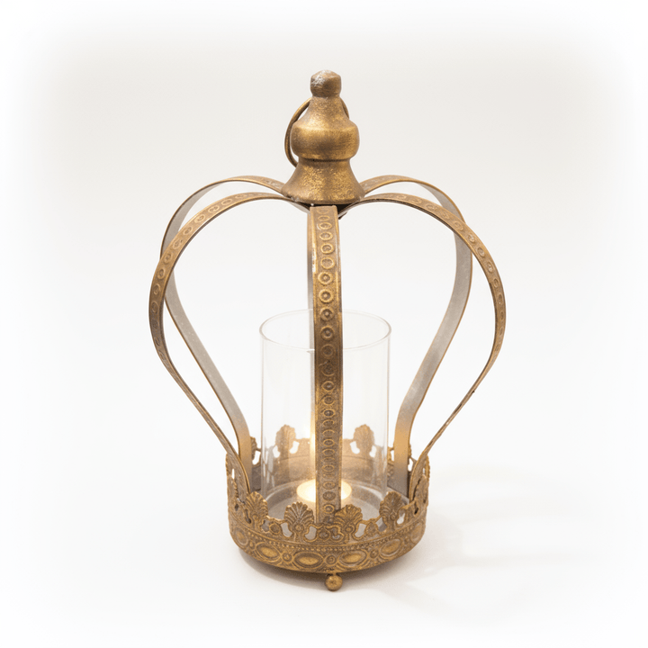 Corona Fanal Dorada CASONA DECO decoracion