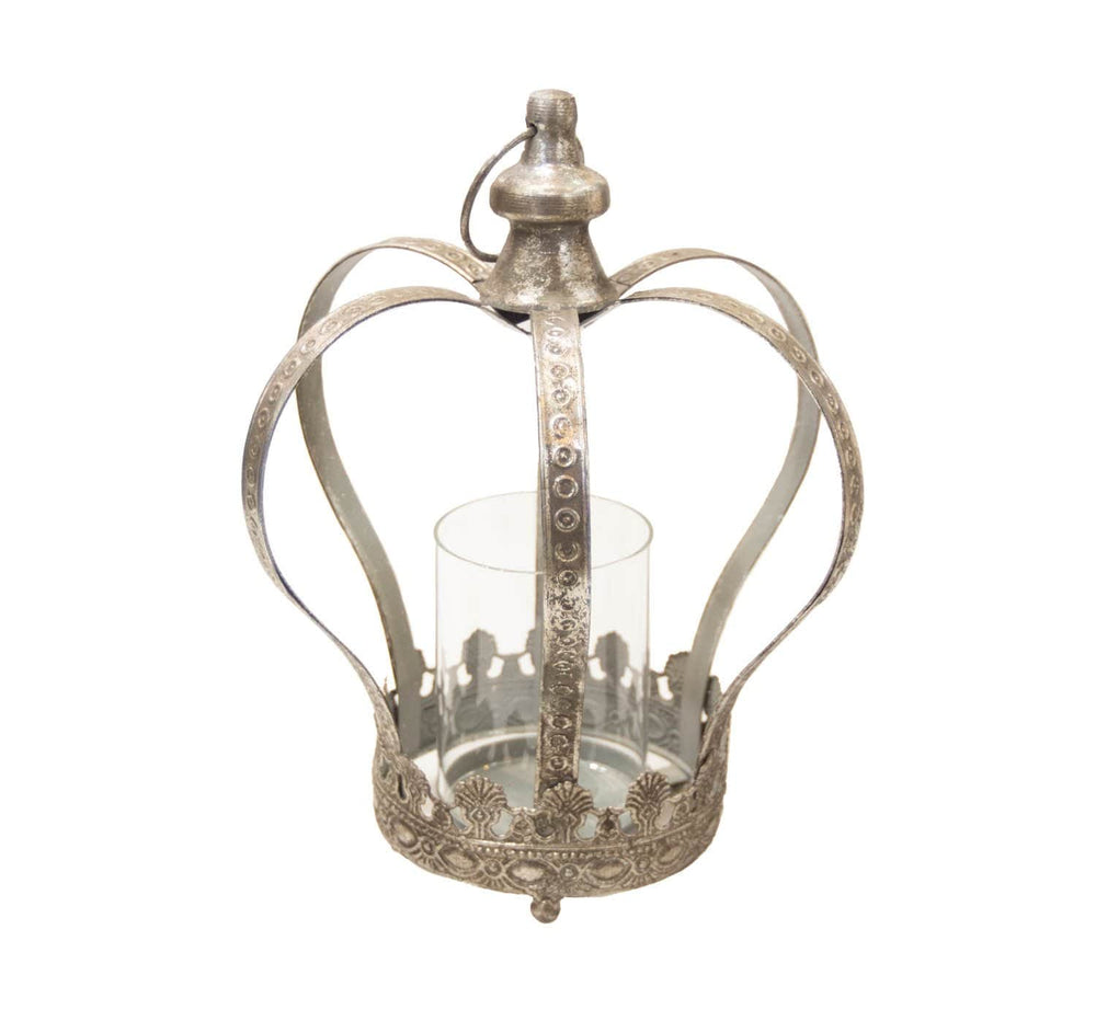 Corona Fanal Plateado CASONA DECO decoracion