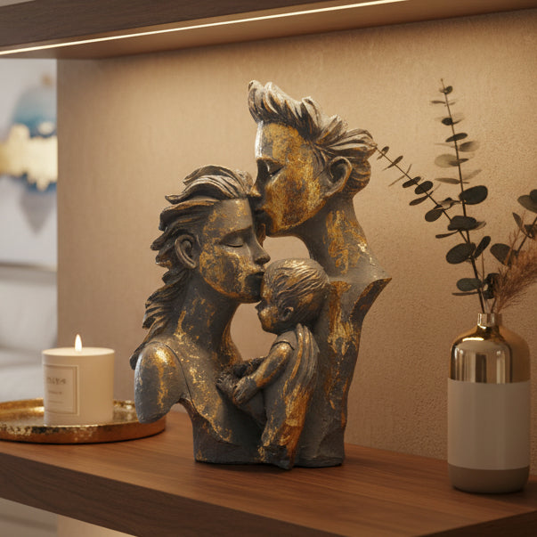 Familia gris con dorado CASONA DECO decoracion