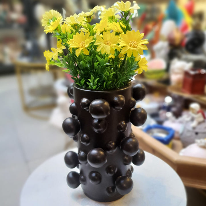 Florero Burbujas Negro CASONA DECO decoracion