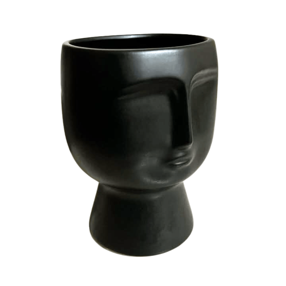 Florero Cara Negra CASONA DECO decoracion