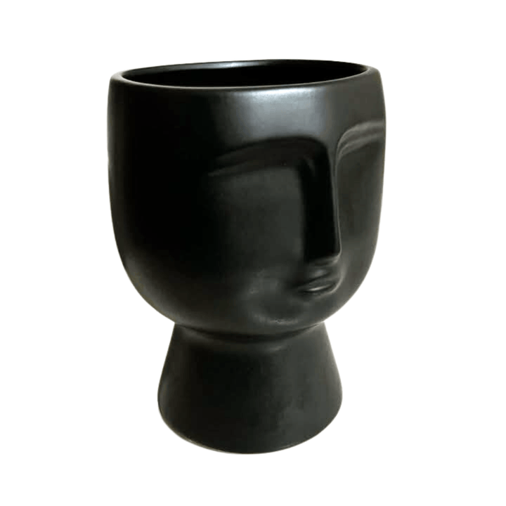 Florero Cara Negra CASONA DECO decoracion