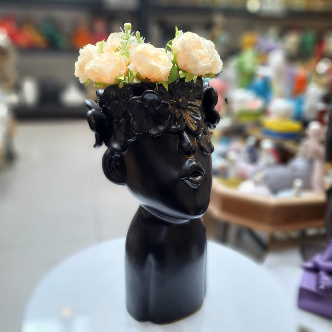 Florero Flores Beso Negro OUTLET CASONA DECO decoracion