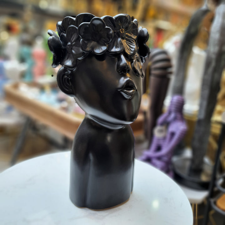 Florero Flores Beso Negro OUTLET CASONA DECO decoracion