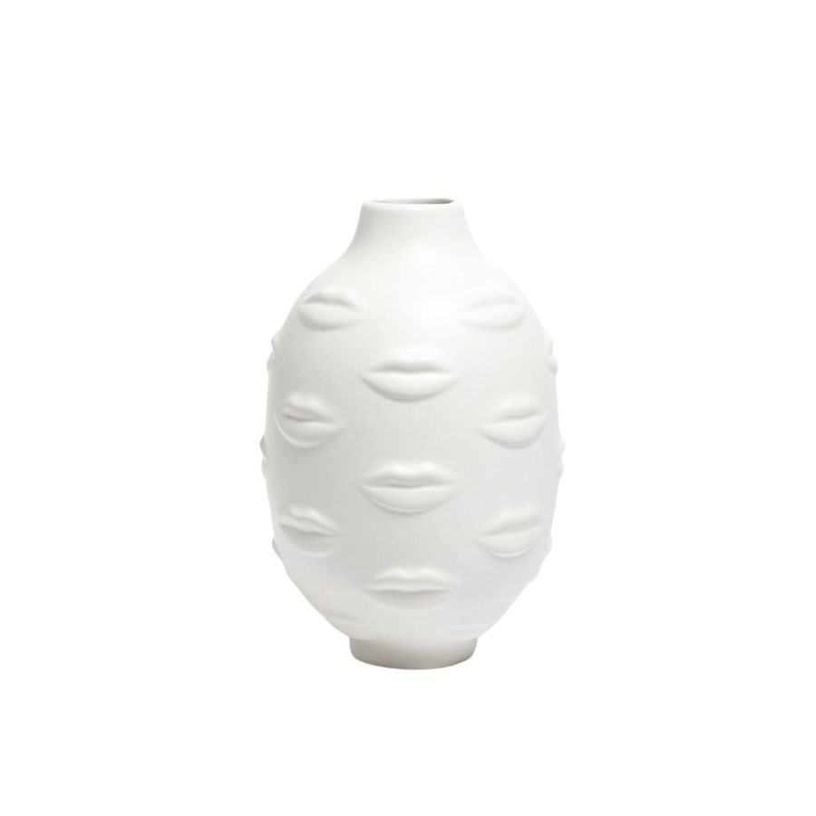 Florero Labios Blanco L CASONA DECO decoracion