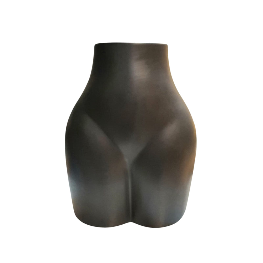 Florero Media Silueta Fem Negro CASONA DECO decoracion