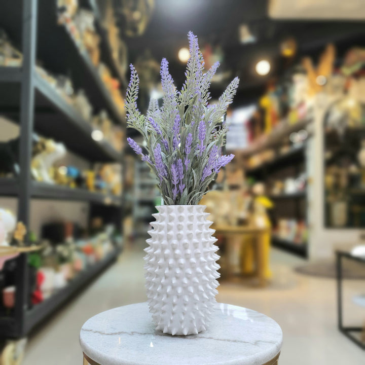 Florero Puntas S blanco CASONA DECO decoracion