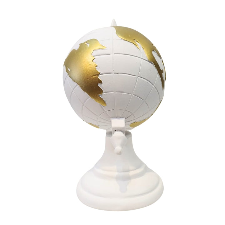 Globo Terráqueo Blanco CASONA DECO decoracion