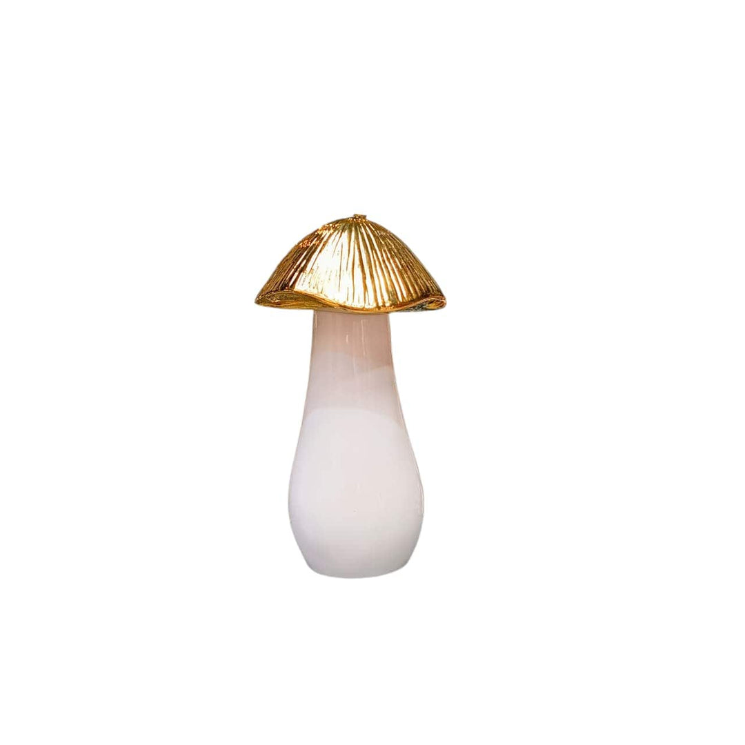Hongo decorativo blanco con dorado CASONA DECO decoracion