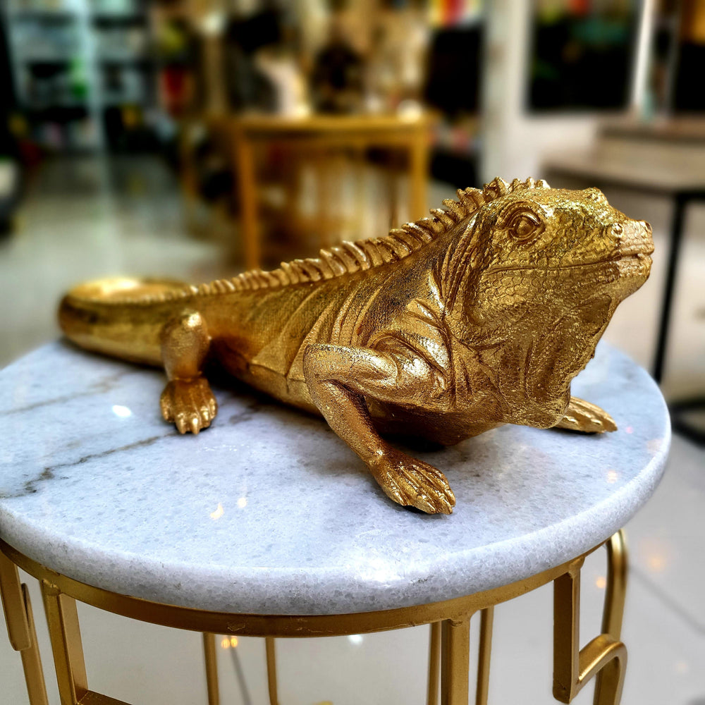 Iguana Dorado CASONA DECO decoracion
