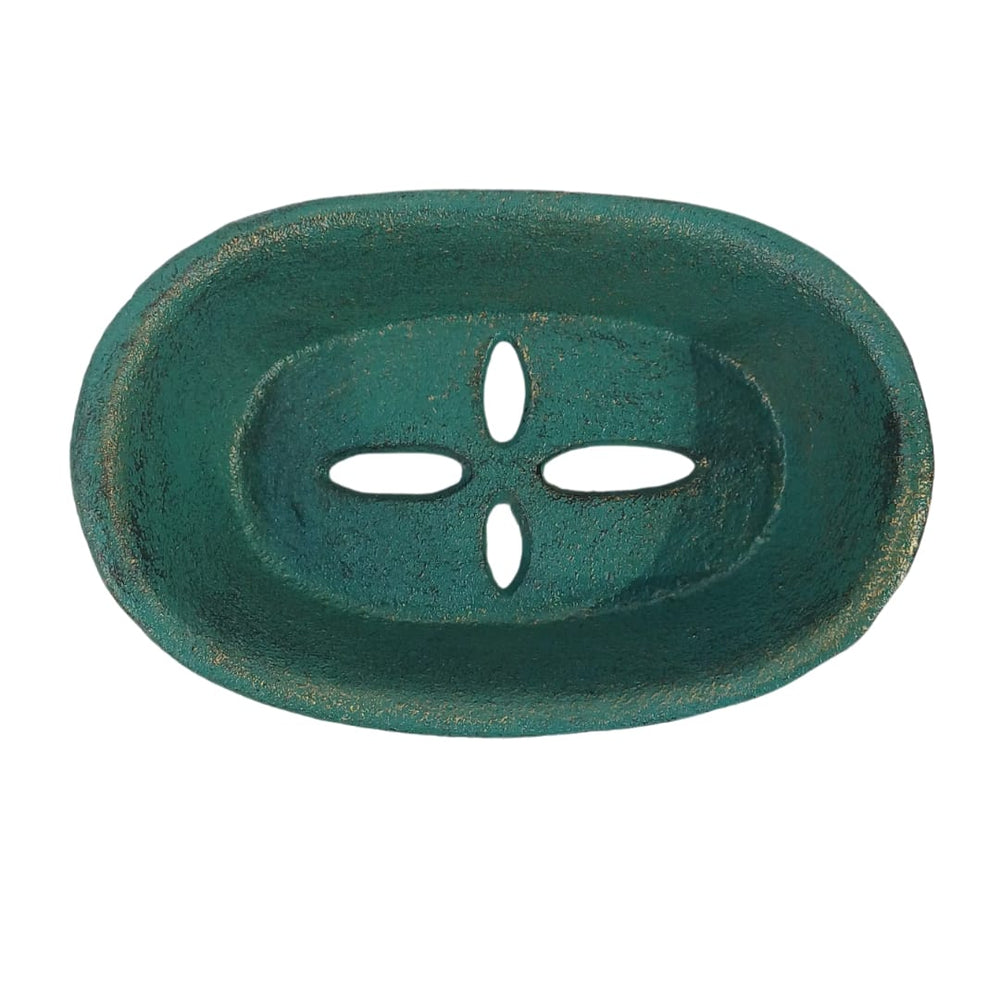 Jabonera de hierro Verde CASONA DECO decoracion