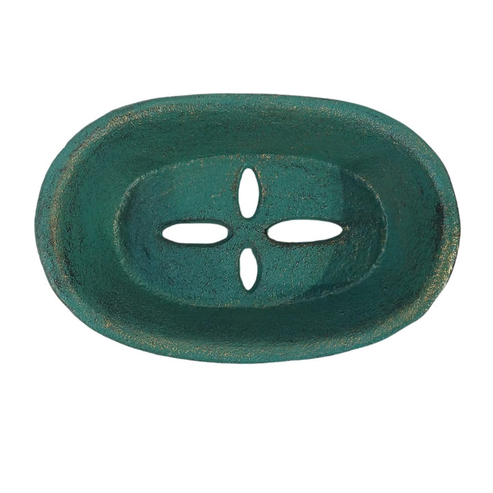 Jabonera de hierro Verde CASONA DECO decoracion