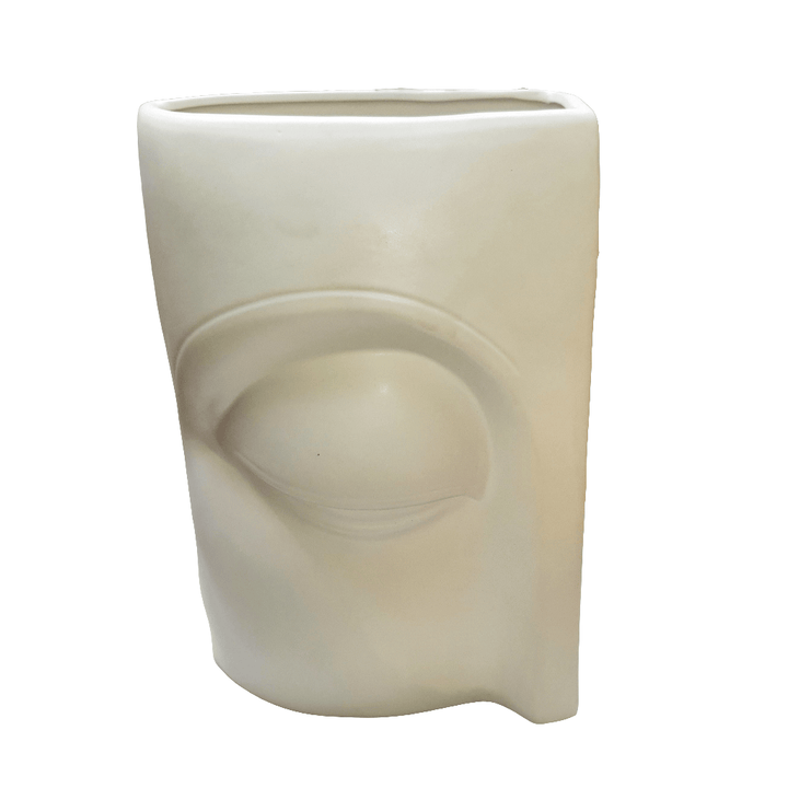 Maceta Blanca 1 Ojo 16127 CASONA DECO decoracion